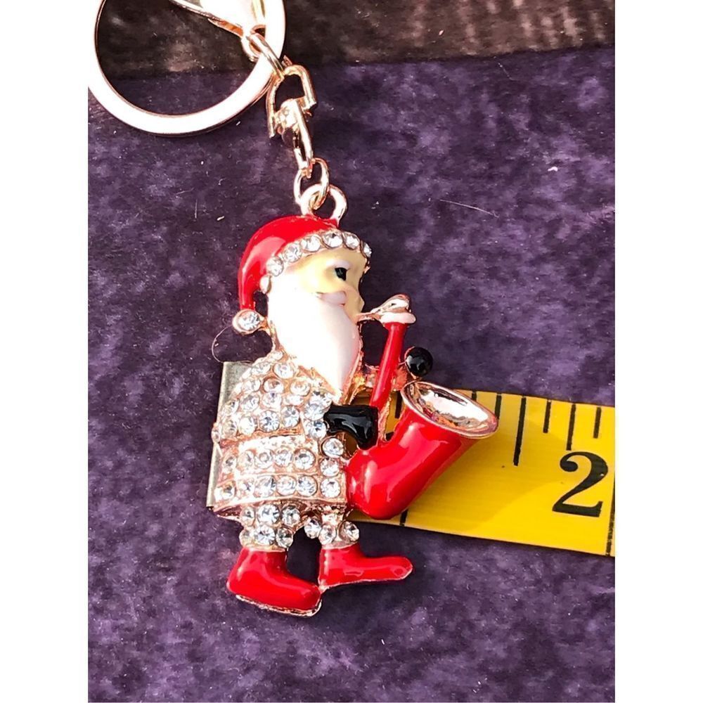 Saxophone Santa Keychain‎ - Picture 8 of 8